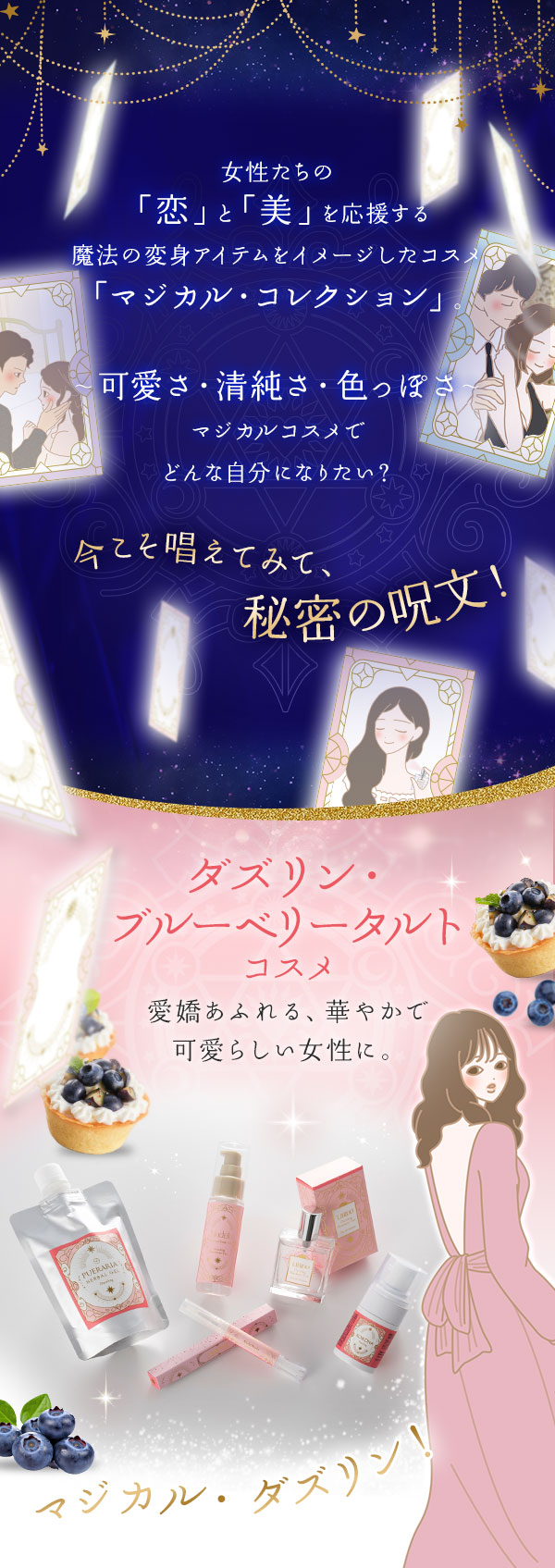 ダズリン・ブルーベリータルト　フルセット