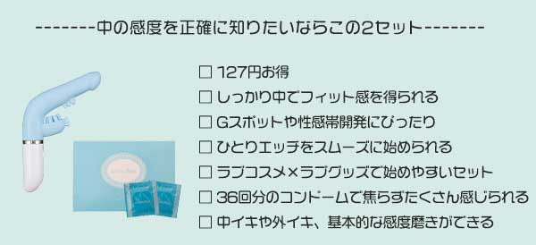 【NEW】しっかりフィット　中イキ革命セット