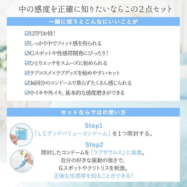 【NEW】しっかりフィット　中イキ革命セット