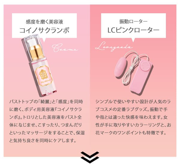 バストで感じる自分を引き出すセット