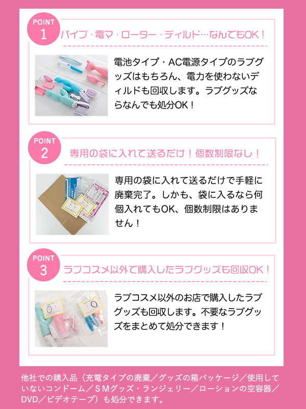 ラブグッズ回収キットGoods-bye（グッズバイ）