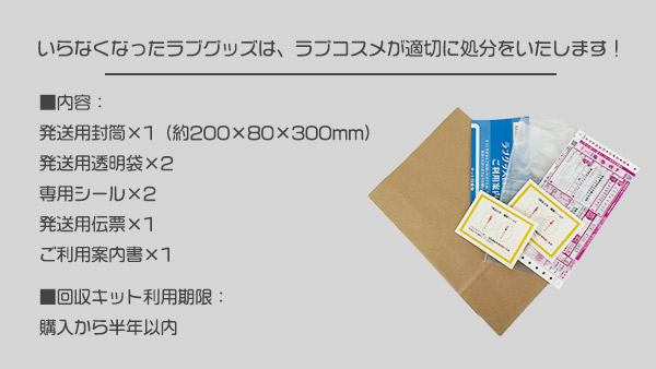 ラブグッズ回収キットGoods-bye（グッズバイ）