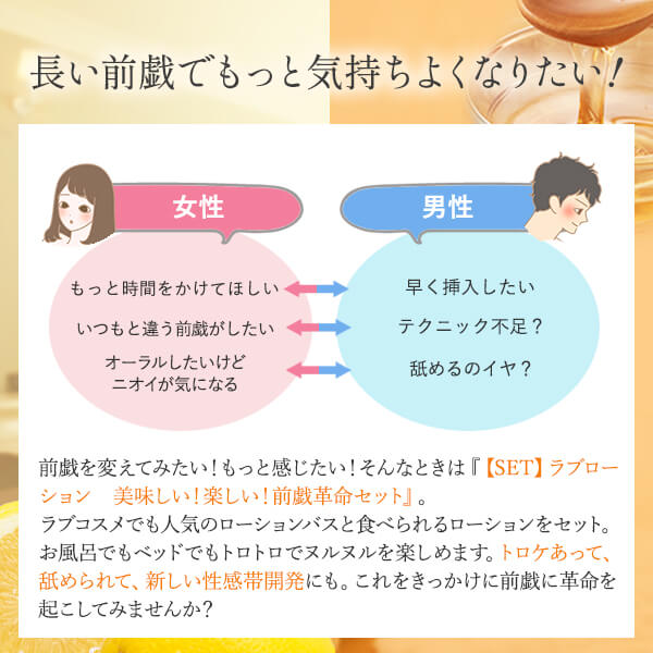 【SET】ラブローション　美味しい！楽しい！前戯革命セット