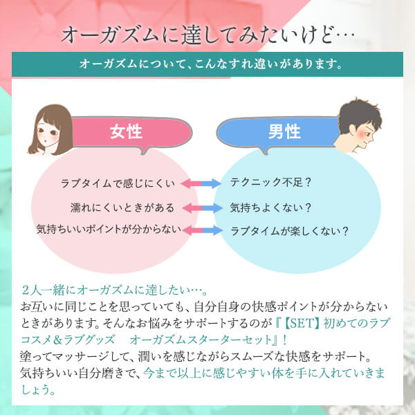 【SET】初めてのラブコスメ＆ラブグッズ オーガズムスターターセットの商品画像 7
