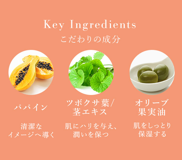 ＬＣ’Ｓジャムウ・イヤークレンジングクリーム　こだわりの成分