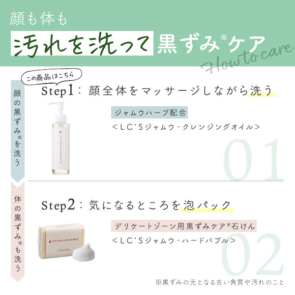 『ＬＣ’Ｓジャムウ・クレンジングオイル』のおすすめの使い方