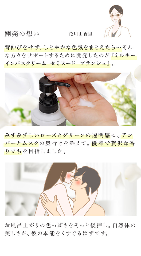 リビドー　ブランシュ　開発の想い