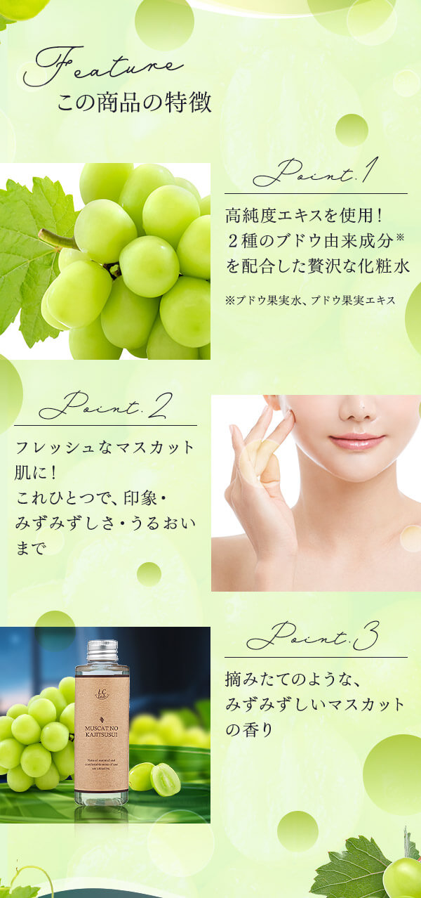 LCラボ マスカットノカジツスイの公式通販・口コミ｜ラブコスメ