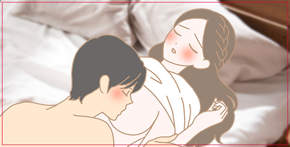 バストトップ、デリケートゾーンはいつでもキレイでいたい女性のイラスト