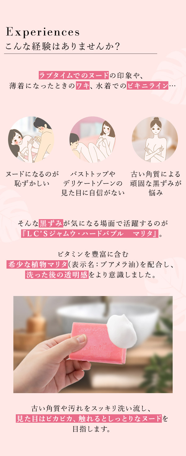 ＬＣ’Ｓジャムウ・ハードバブル　マリタ　こんな経験ありませんか？