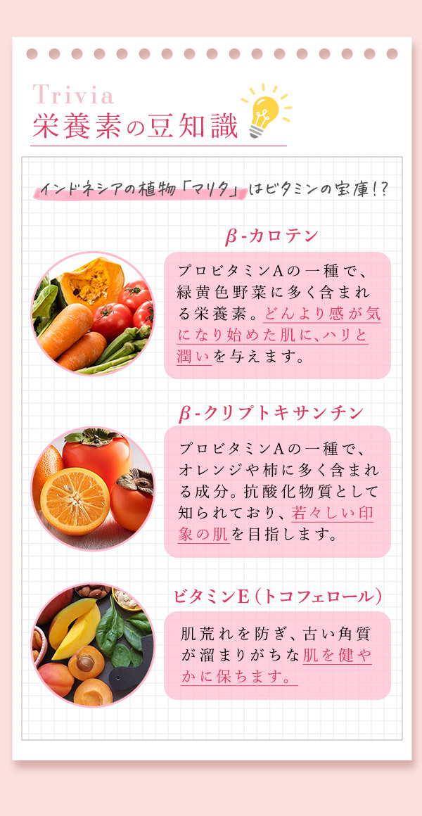 ＬＣ’Ｓジャムウ・ハードバブル　マリタ　こだわりの成分