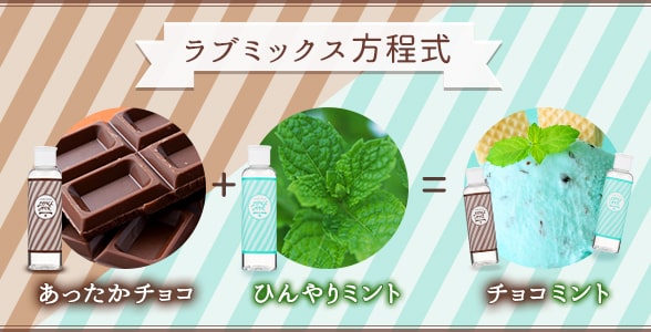 フタリローション ラブミックス チョコ&ミントのラブミックス方程式