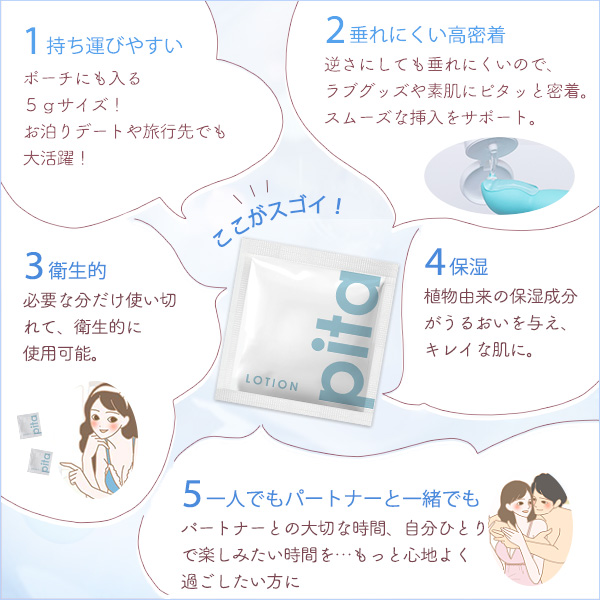【お試し】ピタローション（５ｍＬｘ２個）Ｘ５　価値