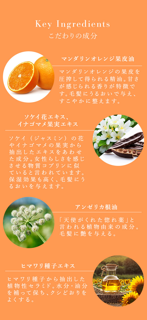 ナデテ　シャボン　こだわりの成分