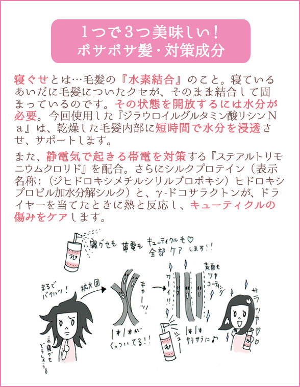 ボサボサ髪対策