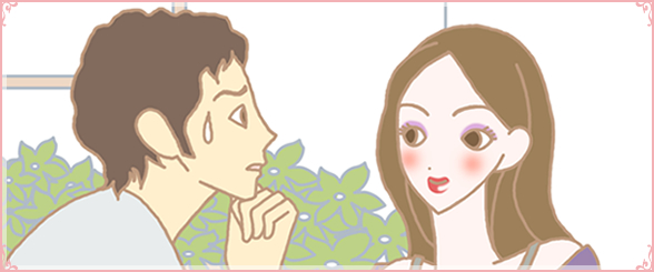 濃い色の口紅をつけたときの男性の反応チェックシート