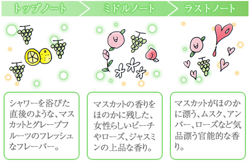 香りの変化