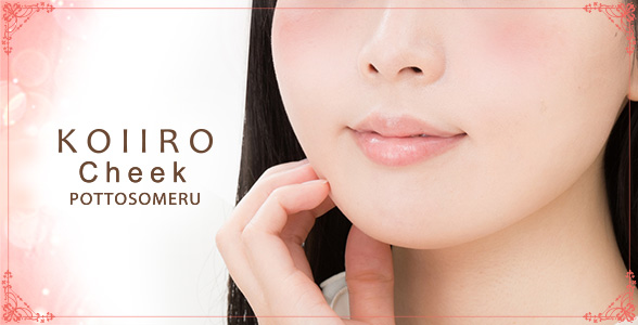 コイイロチーク ポットソメルを使っているモデル写真