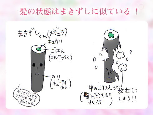 巻きずしのイラスト