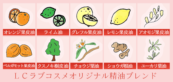 LCラブコスメオリジナル精油ブレンド