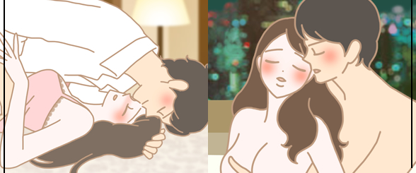 ラブタイム中のカップル