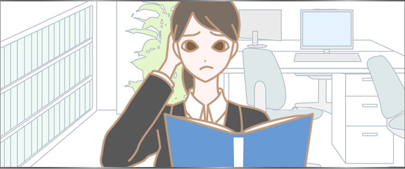 仕事が忙しい女性