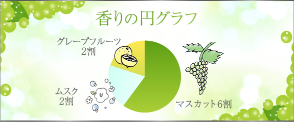 香りの円グラフ