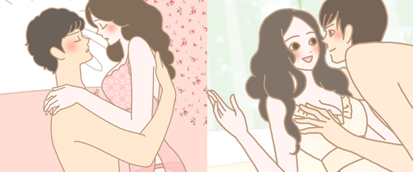 カップルイラスト