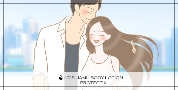 爽やかにデートする男女のイラスト