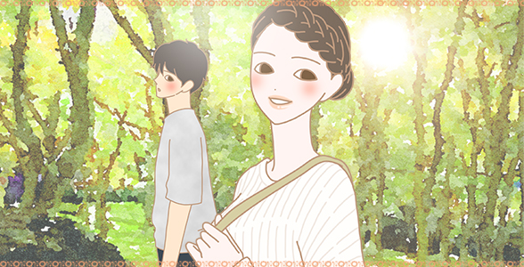 ポカポカした雰囲気の女性