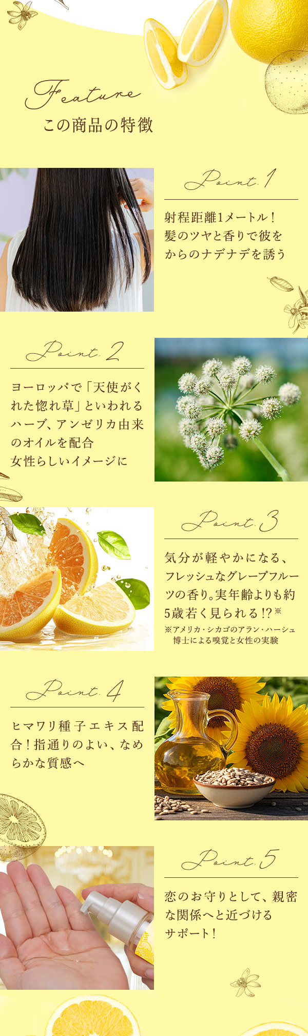 Meritsこの商品の特徴