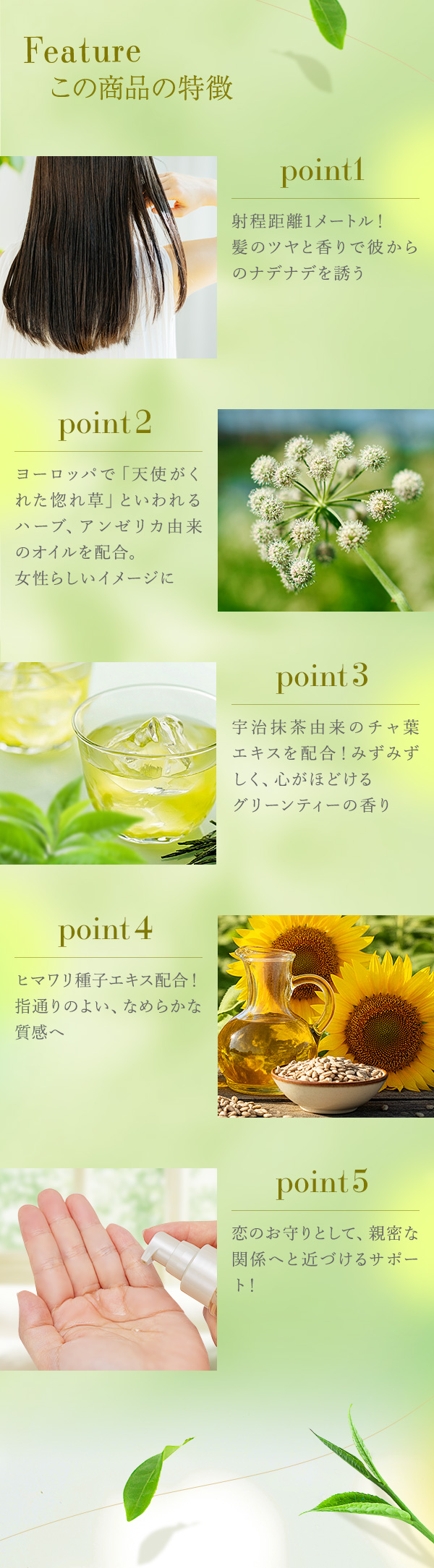 Meritsこの商品の特徴