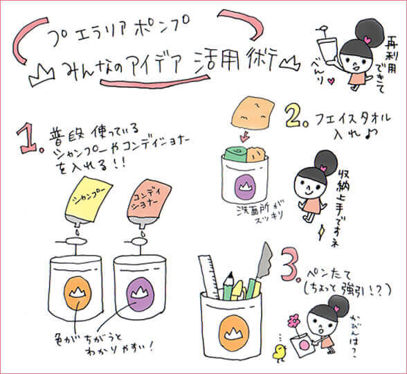 プエラリアポンプ みんなのアイデア活用術