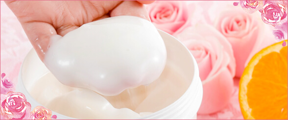女性らしさが磨かれる~冬の白いジェル~