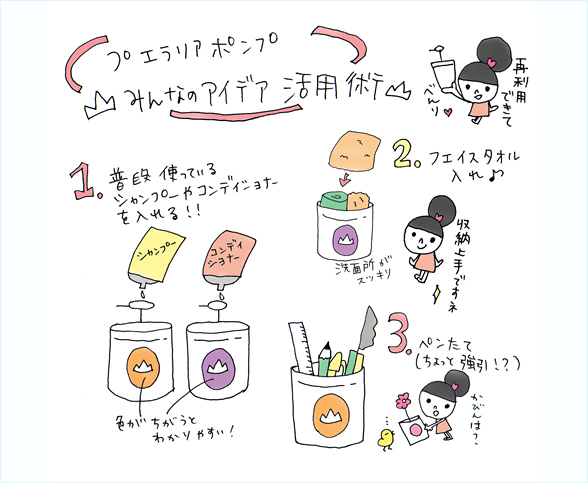 プエラリア・ハーバルジェル 1Lポンプ アロマティックオレンジ プエラリアポンプ みんなのアイデア活用術
