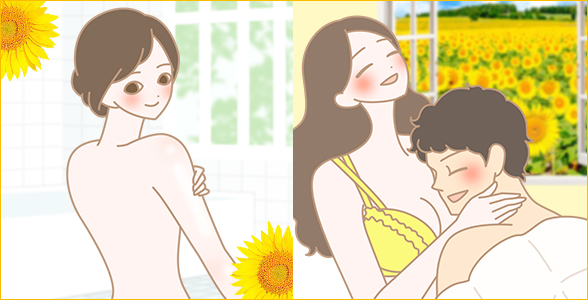 ラブタイム シャワー カップル