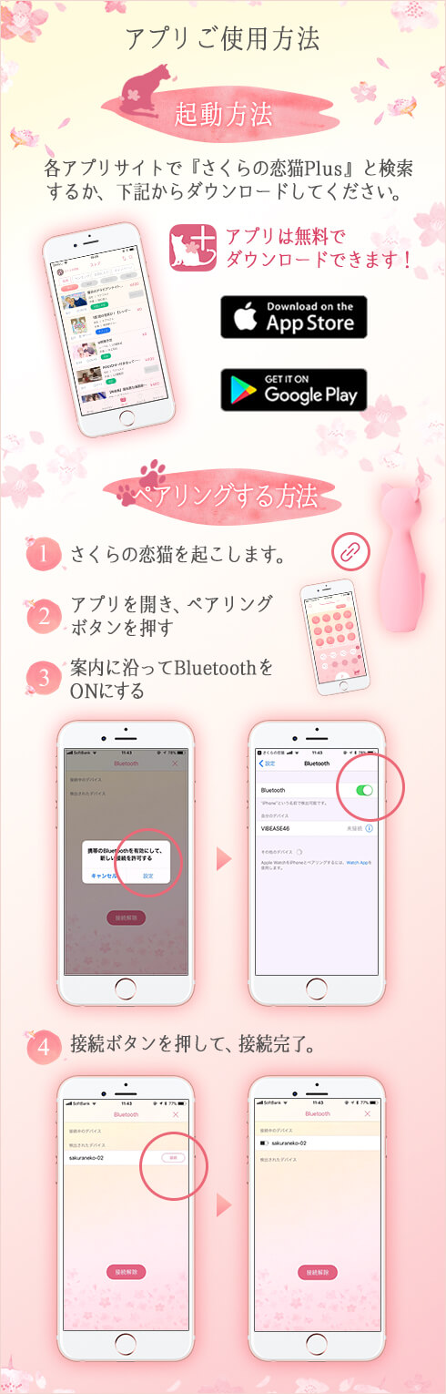 アプリご使用方法
