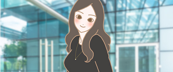 お仕事を頑張る女性に