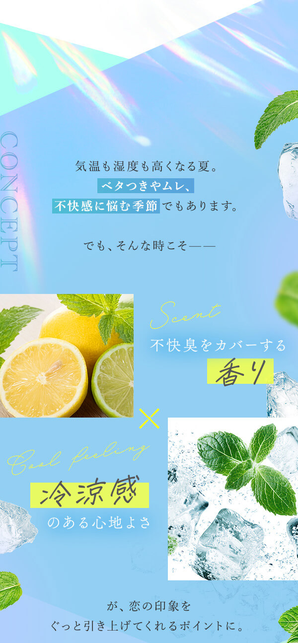 夏のひんやりハッピーバッグ（ＬＣ’Ｓジャムウ・デリケートミスト　サワヤカミント入り）