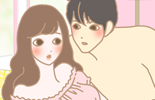 体の相性が合わないイラスト