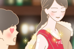 92%の男性が興奮!春の出会いのために知っておきたい誘い方 コートを脱いでいる女性のイラスト