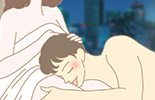 クンニが好きな男性のイラスト