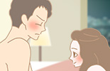 ラブタイムの男女のイラスト